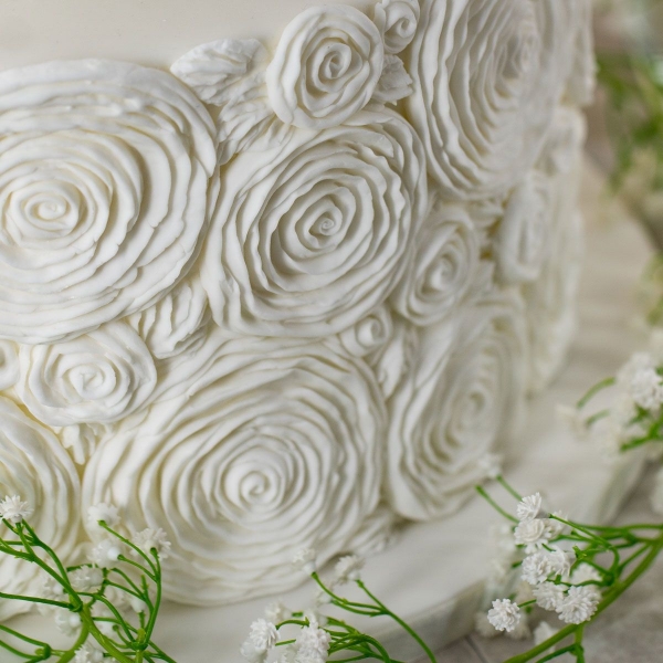 Silicone Mould - Ruffled Roses